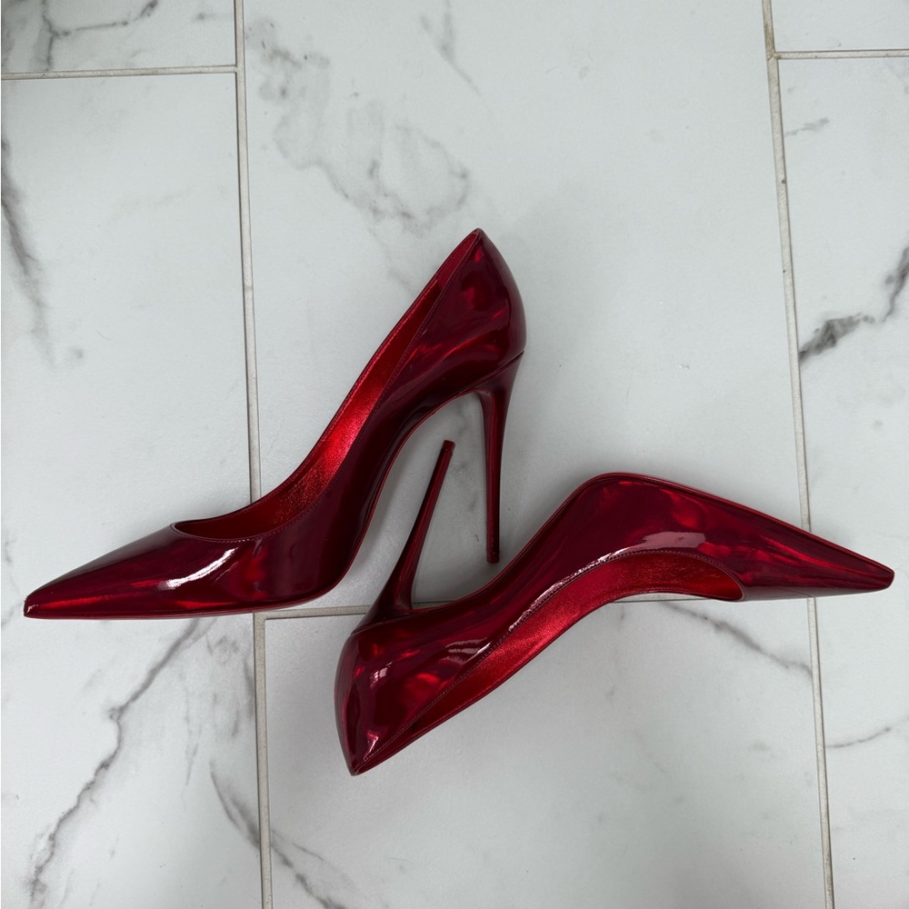 Christian Louboutin Shiny Red Heels